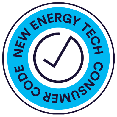 New Energy Tech Consumer Code approved seller